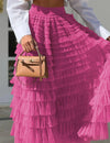 Layered Tulle Maxi Skirt