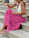 Layered Tulle Maxi Skirt