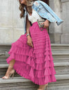 Layered Tulle Maxi Skirt