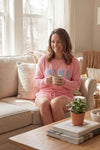 Ribbed Lounge Short Set