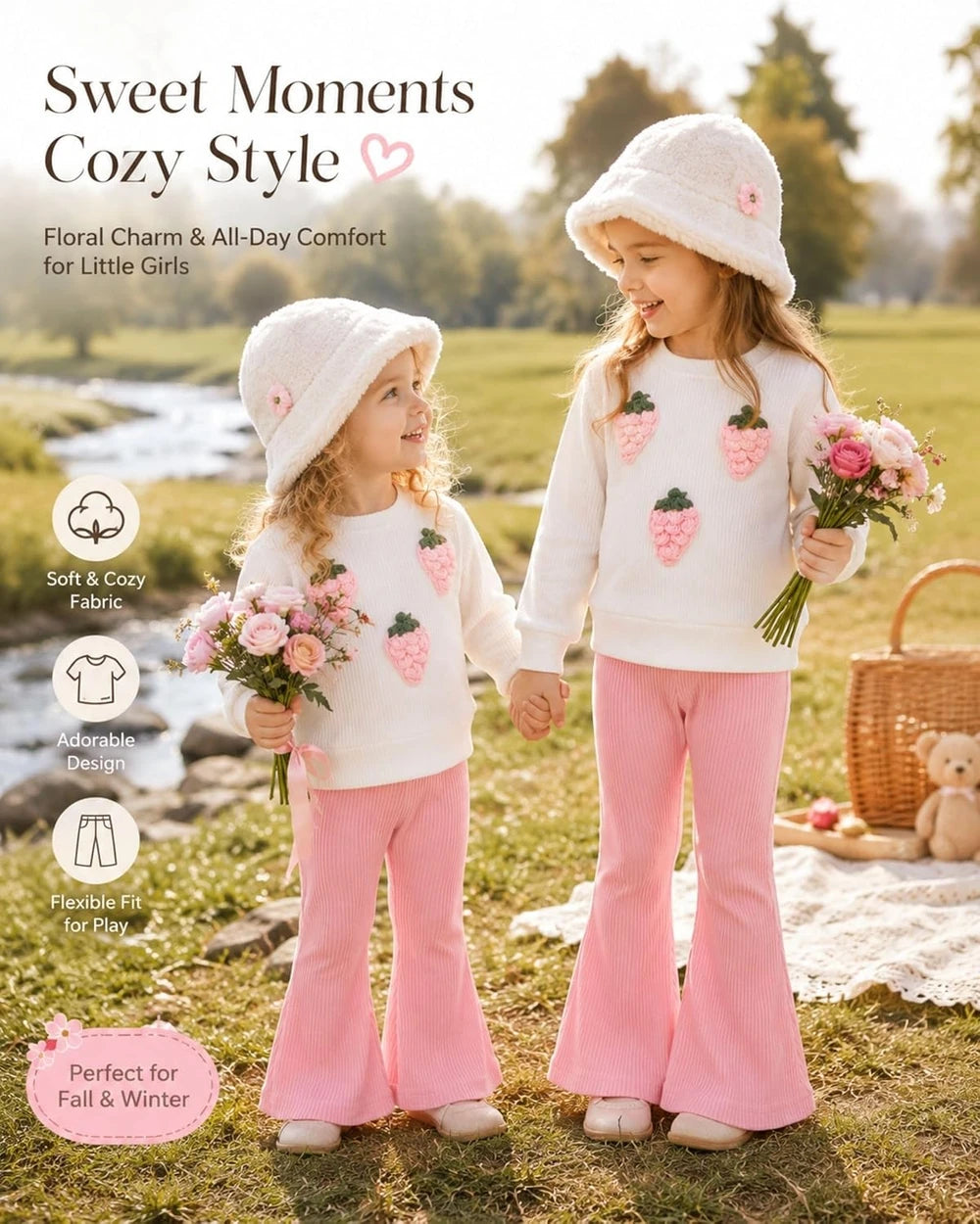 Cozy Toddler Matching Knit Set
