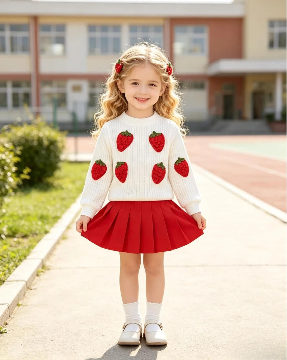 Toddler Girls Winter Skirt Set