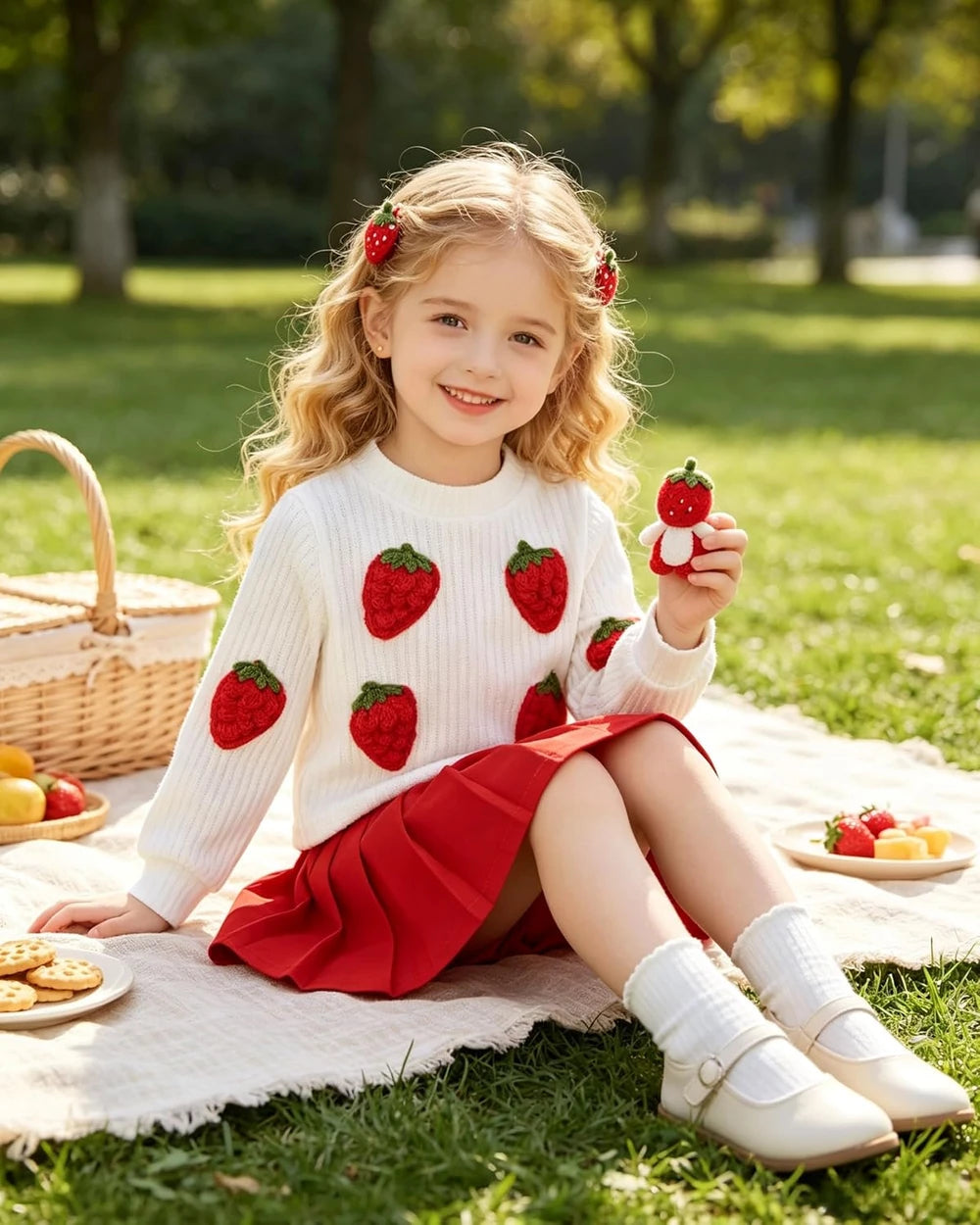 Toddler Girls Winter Skirt Set