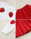Toddler Girls Winter Skirt Set