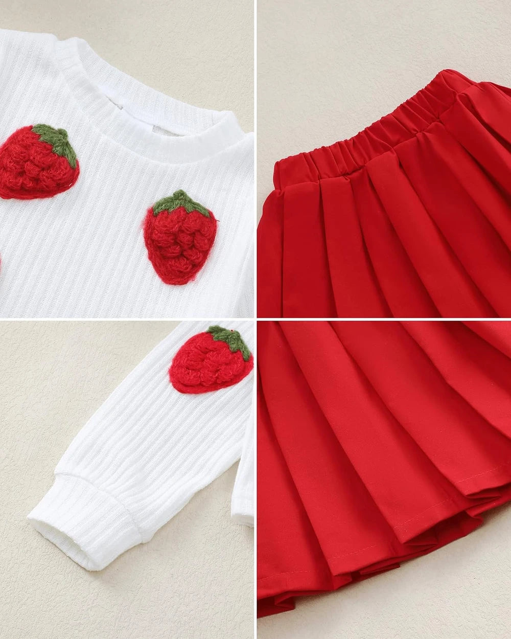 Toddler Girls Winter Skirt Set