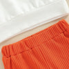 Pumpkin Toddler Girl Fall Outfit Set