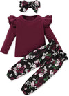 Sanmio Toddler Girl Floral Outfit