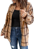 Oversized Plaid Flannel Shirt