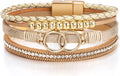 Boho Leather Wrap Bracelet
