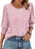 Xieerduo Smocked Cuff Blouse