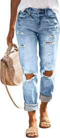 Kunmi Distressed Boyfriend Jeans