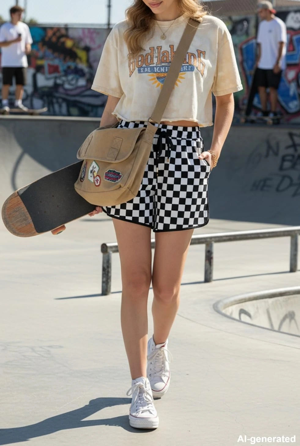Checkered Lounge Shorts