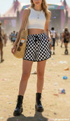 Checkered Lounge Shorts
