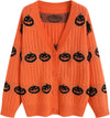 Striped Knit Oversized Cardigan