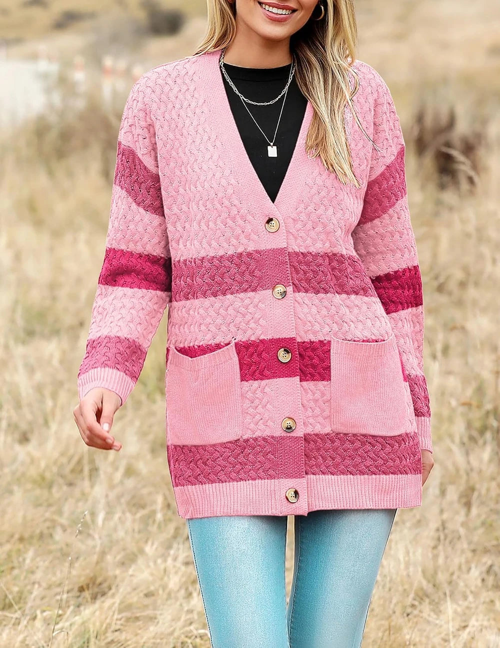 Knit Button Down Cardigan