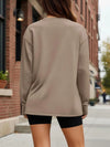 Oversized Long Sleeve Basic Tee