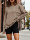 Oversized Long Sleeve Basic Tee