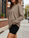 Oversized Long Sleeve Basic Tee