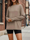 Oversized Long Sleeve Basic Tee