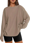 Oversized Long Sleeve Basic Tee