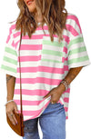 Tankaneo Oversized Striped T-Shirt