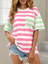 Tankaneo Oversized Striped T-Shirt