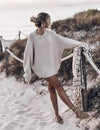 Oversized Mock Neck Knit Sweater