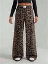 Leopard Wide Leg Trousers