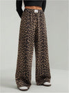 Leopard Wide Leg Trousers
