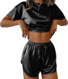Silky Satin Pajama Set