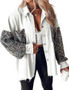 Oversized Sequin Denim Shacket