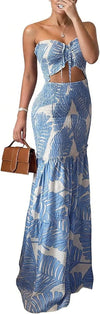 Floral Halter Ruched Maxi Dress