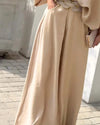 ChicMe Off Shoulder Wide Leg Pants Set