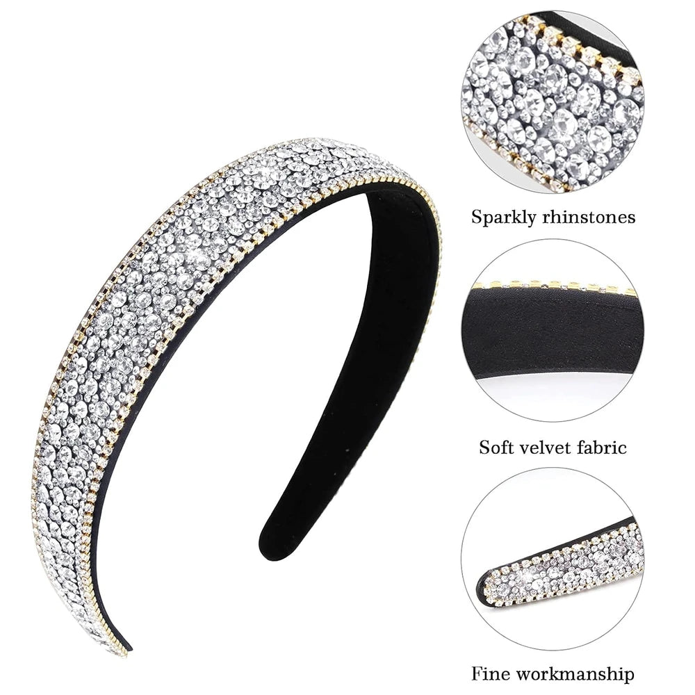 Sparkly Rhinestone Crystal Headband