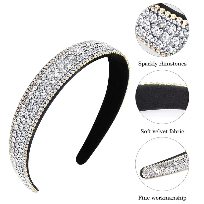 Sparkly Rhinestone Crystal Headband