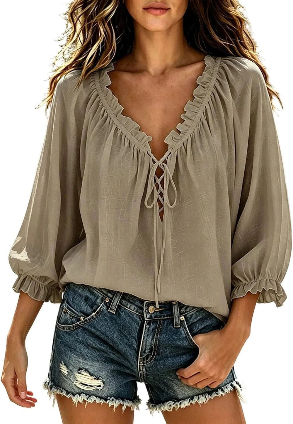 Boho Peasant Blouse