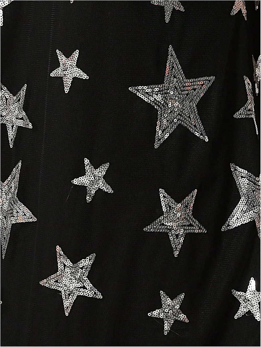 Sequin Star Short Sleeve Dress