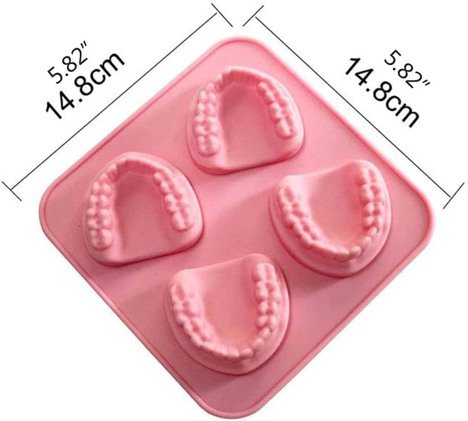 Denture Teeth Silicone Ice Cube Mold