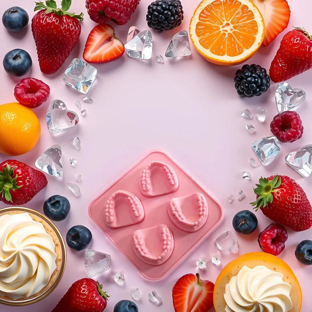 Denture Teeth Silicone Ice Cube Mold