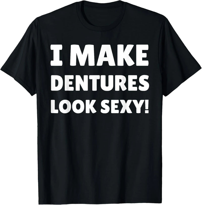 Funny Dentures Joke T-Shirt