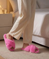Cross Band Memory Foam House Slippers