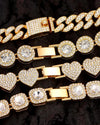 Layered Rhinestone Bracelet Set