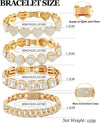 Layered Rhinestone Bracelet Set