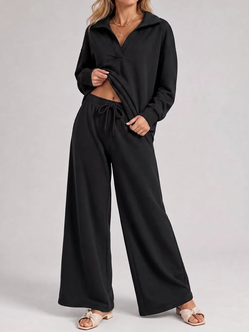 Fisoew Cotton Blend Lounge Set