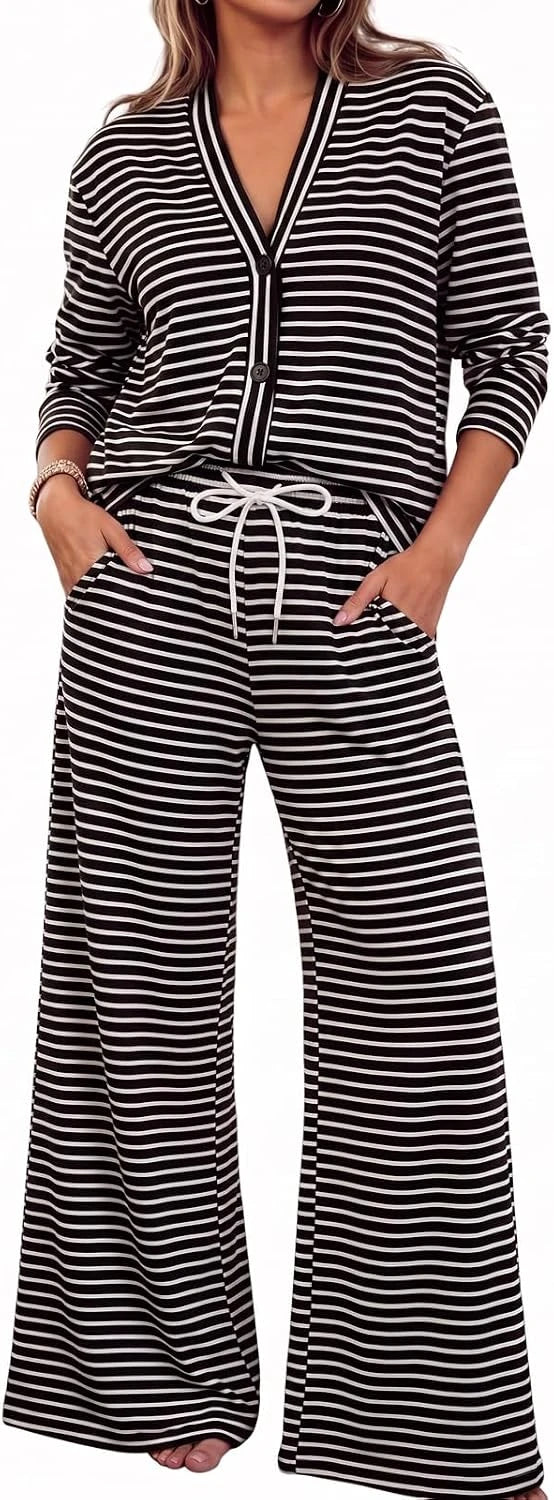 Striped Lounge Set