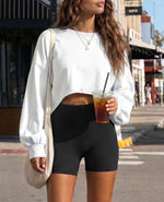 Lightweight Long Sleeve Cropped Workout Shirt
