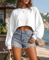 Lightweight Long Sleeve Cropped Workout Shirt