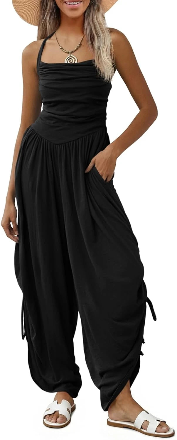 Casual Halter Jumpsuit