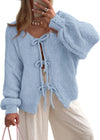 Tie Front Cardigan Sweater