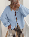 Tie Front Cardigan Sweater